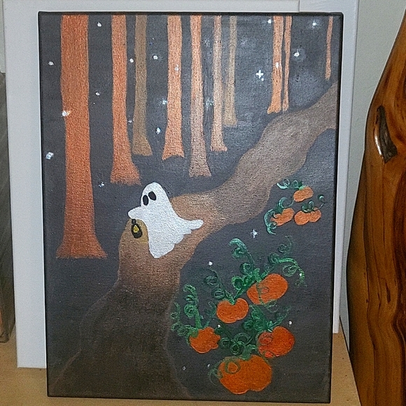 Halloween ghost painting - Picture 1 of 1